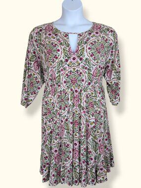 Torrid Floral Challis Skater Dress